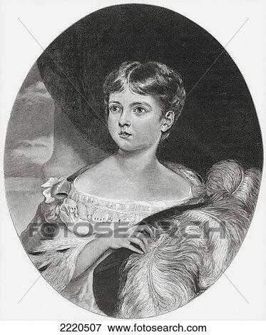 Stock Photo - Queen Victoria, Aged 11, 1819. Fotosearch