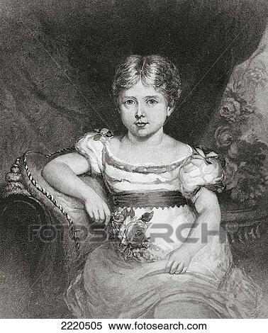 Stock Photography - Queen Victoria, Aged 6, 1819. Fotosearch
