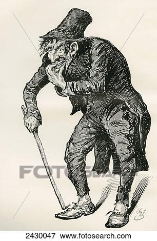 Quilp. Illustration by Harry Furniss for the Charles Dickens novel The Old Curiosity Shop, from The Testimonial Edition, published 1910. View Large Photo Image Stock Photo - Quilp. Illustration by Harry Furniss for the Charles Dickens novel The Old Curiosity Shop, from The Testimonial Edition, published 1910.. Fotosearch