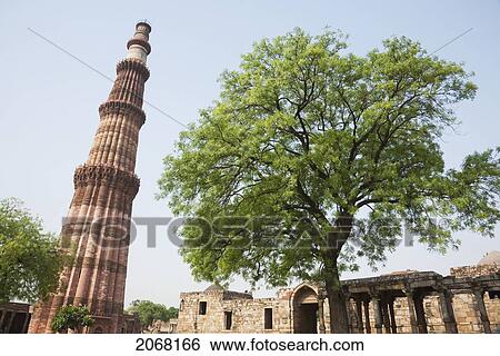 Stock Photograph - Qutab Minar, Delhi, India. Fotosearch