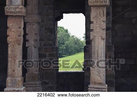Stock Image - Qutub Minar Is A Unesco World Heritage Site In Uttar Pradesh, Delhi, India. Fotosearch