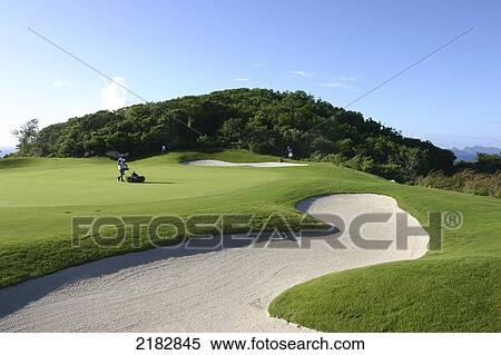 Stock Photography - Raffles Resort Golf Course Canouan Island The Grenadines Caribbean. Fotosearch