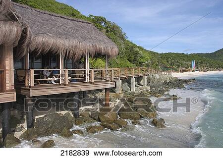 Stock Photo - Raffles Resort Spa Canouan Island The Grenadines Caribbean. Fotosearch