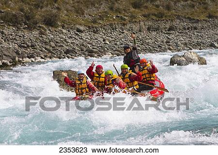 Rafting Down The Rangitata Gorge And The Rangitata River; Rangitata, New Zealand View Large Photo Image Stock Image - Rafting Down The Rangitata Gorge And The Rangitata River; Rangitata, New Zealand. Fotosearch