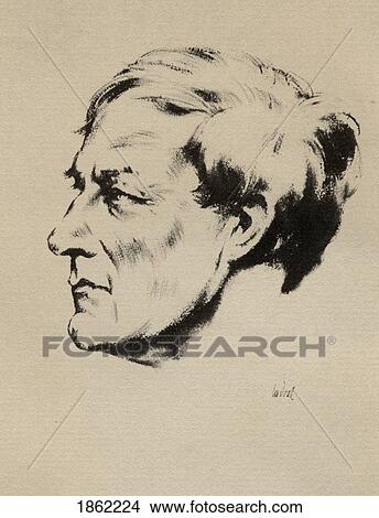 Picture - Ragnar Ostberg 1866 To 1945 Swedish Architect Who Designed Stockholm Town Hall From Stockholms Stadshus Published By Norstedt 1929. Fotosearch