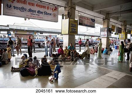 Railway Station, Gwalior, Madhya Pradesh, India View Large Photo Image Stock Image - Railway Station, Gwalior, Madhya Pradesh, India. Fotosearch