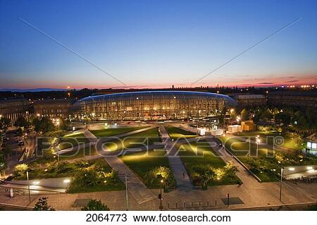 Railway Station On Place De La Gare At Dusk, Strasbourg, France View Large Photo Image Stock Image - Railway Station On Place De La Gare At Dusk, Strasbourg, France. Fotosearch