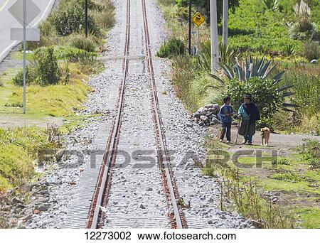 Railway tracks between Ambato and Urbina, Tungurahua, Ecuador View Large Photo Image Stock Image - Railway tracks between Ambato and Urbina, Tungurahua, Ecuador. Fotosearch