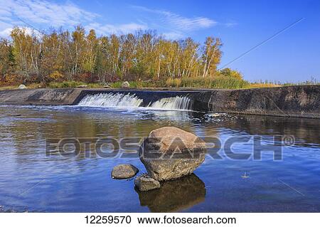Rainbow Falls on the Whiteshell River in autumn, Whiteshell Provincial Park; Manitoba, Canada View Large Photo Image Stock Image - Rainbow Falls on the Whiteshell River in autumn, Whiteshell Provincial Park; Manitoba, Canada. Fotosearch