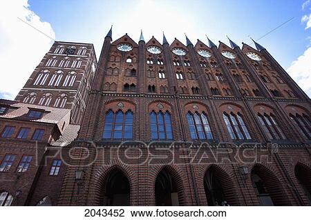 Rathaus (Town Hall), Stralsund, Germany View Large Photo Image Stock Image - Rathaus (Town Hall), Stralsund, Germany. Fotosearch