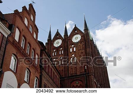 Stock Image - Rathaus (Town Hall), Stralsund, Germany. Fotosearch