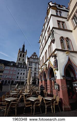 Stock Photo - Ratskeller Tavern On The Main Market Square, Trier, Rhineland-Palatinate, Germany. Fotosearch