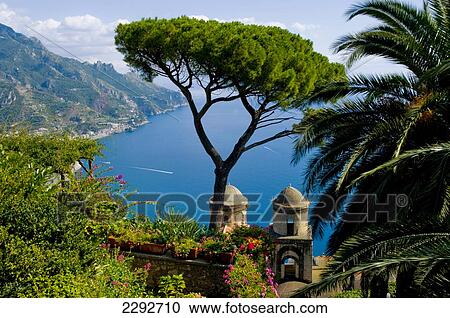 Ravello, Rufolo View, Amalfi Coast, Campania, Italy View Large Photo Image Stock Image - Ravello, Rufolo View, Amalfi Coast, Campania, Italy. Fotosearch