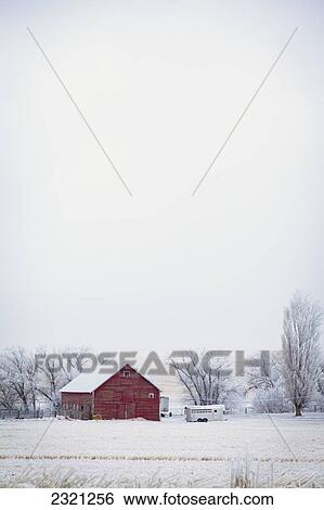 Red barn at winter; Walla Walla, Washington State, USA View Large Photo Image Stock Photograph - Red barn at winter; Walla Walla, Washington State, USA. Fotosearch