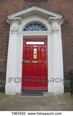 Red Door, Dublin, Ireland View Large Photo Image Stock Image - Red Door, Dublin, Ireland. Fotosearch