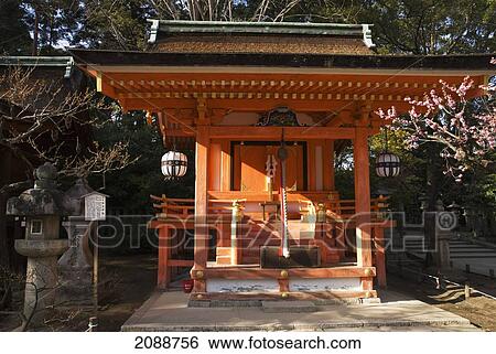 Red Japanese Shrine; Kyoto, Japan View Large Photo Image Stock Photograph - Red Japanese Shrine; Kyoto, Japan. Fotosearch
