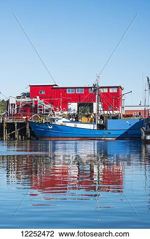 Reflections intensify the raw colours of the Port of Ilwaco; Ilwaco, Washington, United States of America View Large Photo Image Stock Image - Reflections intensify the raw colours of the Port of Ilwaco; Ilwaco, Washington, United States of America. Fotosearch