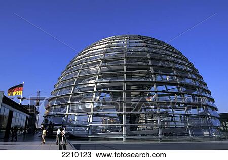 Stock Image - Reichstag Dome, Berlin, Germany.. Fotosearch