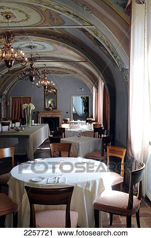 Stock Image - Relais San Maurizio Hotel, Piedmont, Italy. Fotosearch