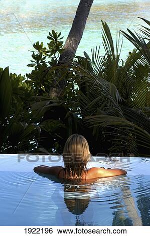 Relaxing In The Pool View Large Photo Image Stock Photograph - Relaxing In The Pool. Fotosearch