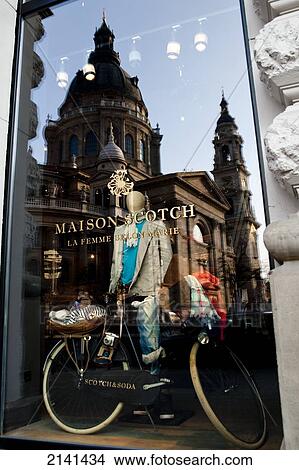 Picture - Relection Of St Stephen's Basilica Or Szent Istv. Fotosearch