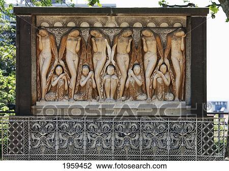 Relief In The Plane Tree Grove Of The Artists' Colony, Darmstadt, Germany View Large Photo Image Stock Image - Relief In The Plane Tree Grove Of The Artists' Colony, Darmstadt, Germany. Fotosearch