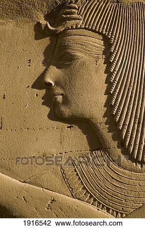 Stock Image - Reliefs At Great Hypostyle Hall. Fotosearch