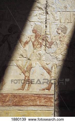 Reliefs At Hatshepsut Temple View Large Photo Image Stock Photo - Reliefs At Hatshepsut Temple. Fotosearch