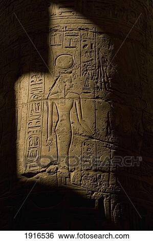Stock Photograph - Reliefs On Great Hypostyle Hall. Fotosearch