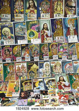Religious And Celebrities Posters For Sale, Kodaikanal, Tamil Nadu, India View Large Photo Image Stock Photo - Religious And Celebrities Posters For Sale, Kodaikanal, Tamil Nadu, India. Fotosearch