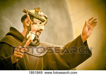 Stock Photo - Religious Statue; Havana, Cuba. Fotosearch