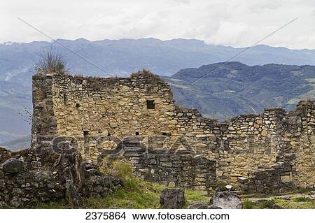 Remains of a circular building at Kuelap Fortress, Kuelap, Amazonas, Peru View Large Photo Image Picture - Remains of a circular building at Kuelap Fortress, Kuelap, Amazonas, Peru. Fotosearch