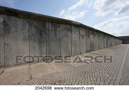Remains Of The Berlin Wall On Bernauer Street, Berlin, Germany View Large Photo Image Stock Photo - Remains Of The Berlin Wall On Bernauer Street, Berlin, Germany. Fotosearch