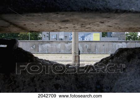 Remains Of The Berlin Wall On Bernauer Street, Berlin, Germany View Large Photo Image Stock Photo - Remains Of The Berlin Wall On Bernauer Street, Berlin, Germany. Fotosearch
