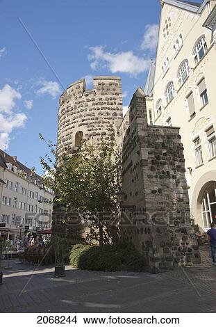 Picture - Remains Of The City Gates; Bonn North Rhine-Westphalia Germany. Fotosearch