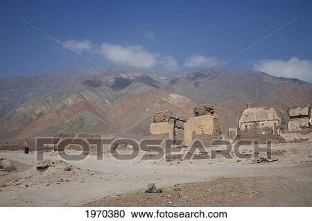 Stock Image - Remains Of The Former Bolivian Port City Of Cobija (Lamar), Antofagasta Region, Chile. Fotosearch