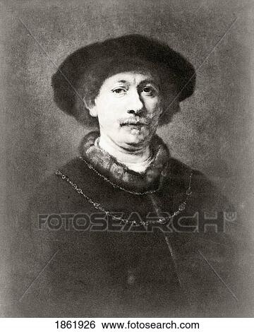 Rembrandt Harmenszoon Van Rijn 1606 To 1669. Dutch Artist. View Large Photo Image Stock Photograph - Rembrandt Harmenszoon Van Rijn 1606 To 1669. Dutch Artist.. Fotosearch