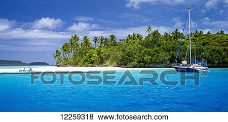 Remote Island in the Vavau group; Tonga View Large Photo Image Stock Photo - Remote Island in the Vavau group; Tonga. Fotosearch