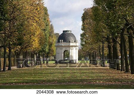 Stock Photo - Remy De La Fosse Temple In Herrenhausen Gardens, Hannover, Lower Saxony, Germany. Fotosearch