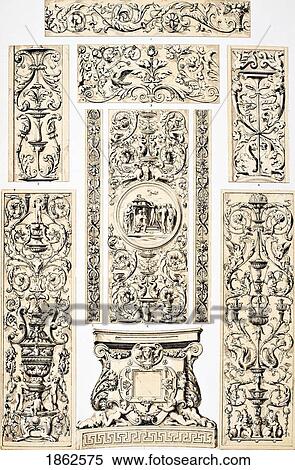 Renaissance No 3 Plate Lxxvi From The Grammar Of Ornament By Owen Jones Published By Day & Son London 1865 View Large Photo Image Stock Photography - Renaissance No 3 Plate Lxxvi From The Grammar Of Ornament By Owen Jones Published By Day & Son London 1865. Fotosearch