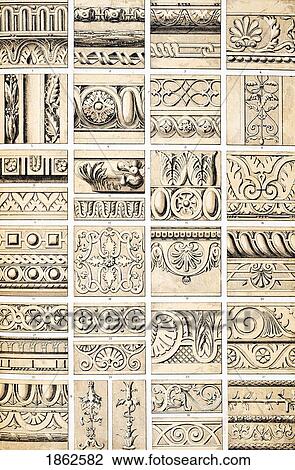 Renaissance No 9 Plate Lxxxii From The Grammar Of Ornament By Owen Jones Published By Day & Son London 1865 View Large Photo Image Stock Image - Renaissance No 9 Plate Lxxxii From The Grammar Of Ornament By Owen Jones Published By Day & Son London 1865. Fotosearch