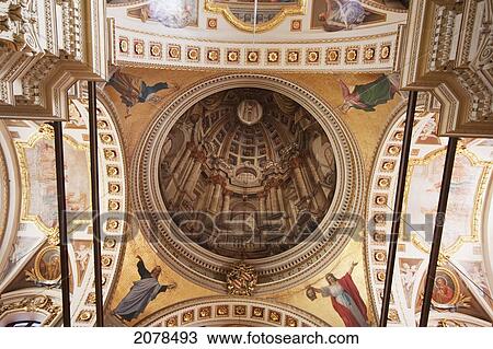 Renaissance Paintings In The Interior Of A Cupola Of St. Marija Cathedral Inside The Citadel, Victoria (Rabat), Gozo Island, Malta View Large Photo Image Stock Image - Renaissance Paintings In The Interior Of A Cupola Of St. Marija Cathedral Inside The Citadel, Victoria (Rabat), Gozo Island, Malta. Fotosearch