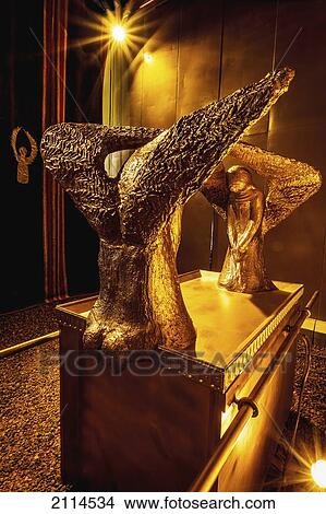Replica Of The Gold Cherubim On The Ark Of The Covenant; Timna Park Arabah Israel View Large Photo Image Picture - Replica Of The Gold Cherubim On The Ark Of The Covenant; Timna Park Arabah Israel. Fotosearch