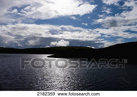 Stock Photo - Reservoir, Elan Valley, Wales, Uk. Fotosearch
