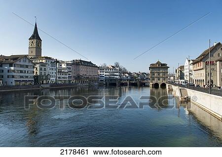 Residential Buildings Along The Water; Zurich Switzerland View Large Photo Image Stock Image - Residential Buildings Along The Water; Zurich Switzerland. Fotosearch