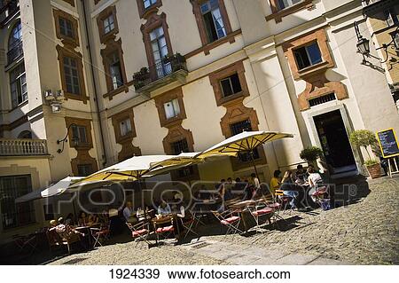 Stock Photo - Restaurant In Borga Dora Neighborhood, Turin, Italy. Fotosearch