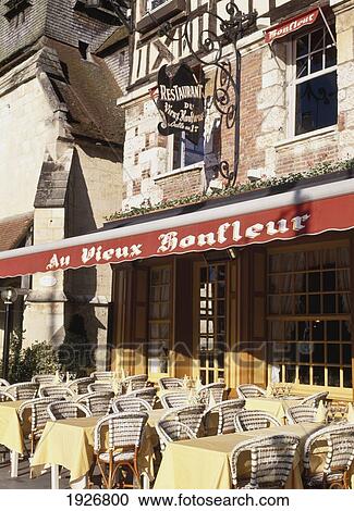 Restaurant In Honfleur. View Large Photo Image Stock Image - Restaurant In Honfleur.. Fotosearch