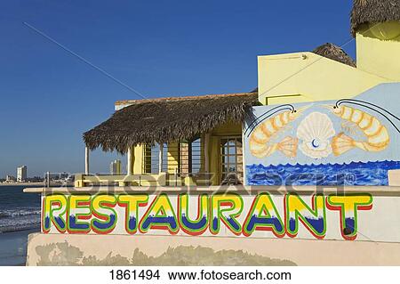 Restaurant On Playa Norte, Mazatlan, Sinaloa State, Mexico View Large Photo Image Picture - Restaurant On Playa Norte, Mazatlan, Sinaloa State, Mexico. Fotosearch