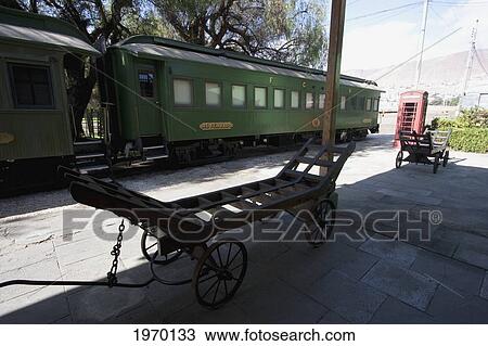 Restored Train In The Old Railway Station Of Antofagasta, Antofagasta Region, Chile View Large Photo Image Stock Image - Restored Train In The Old Railway Station Of Antofagasta, Antofagasta Region, Chile. Fotosearch