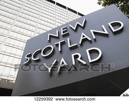 Revolving sign, New Scotland Yard, St James; London, England View Large Photo Image Stock Image - Revolving sign, New Scotland Yard, St James; London, England. Fotosearch